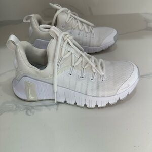 Women's Cream Athletic Shoes